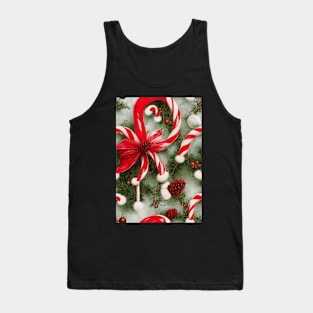 Christmas Seamless Pattern, Christmas Decorations #21 Tank Top